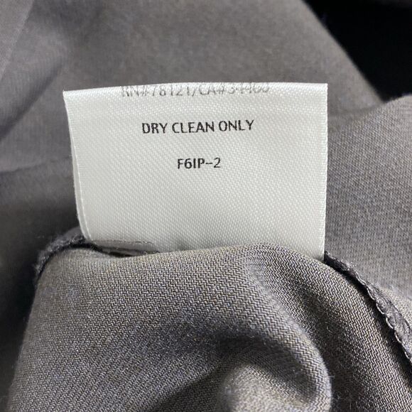 Eileen Fisher Pants Women's S Brown Gray Taupe Rye Wool Blend Side Zip 31X31.5 - Picture 5 of 6